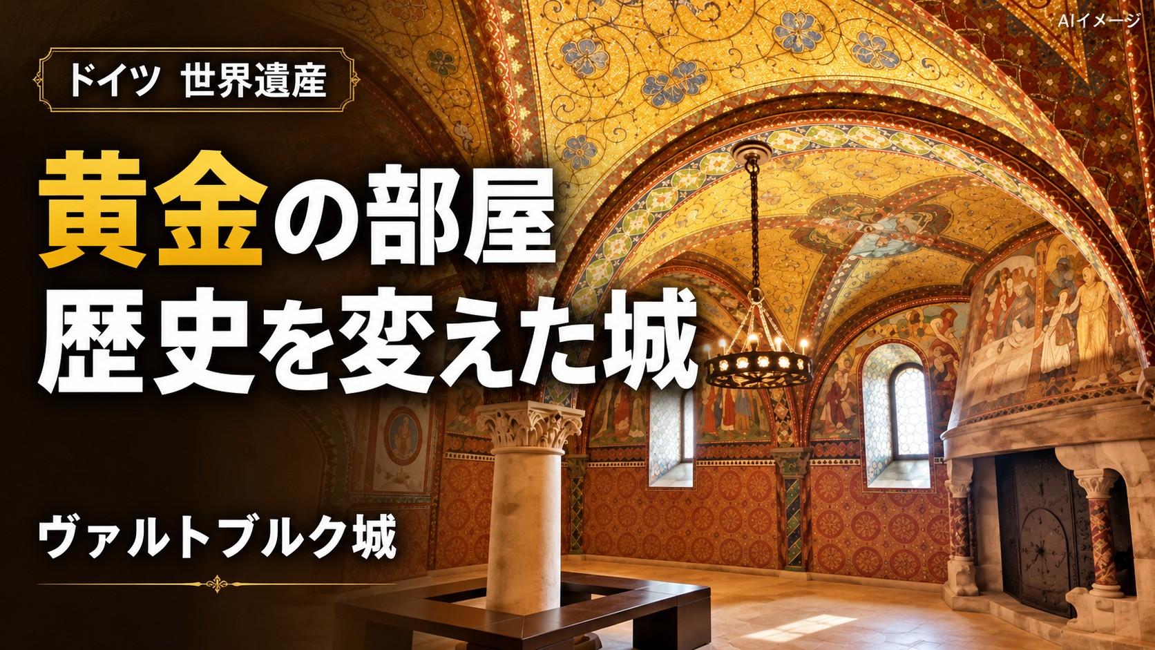黄金の部屋と歴史を変えた城 ヴァルトブルク城の紹介動画
